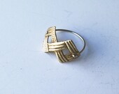Woven Infinity Ring