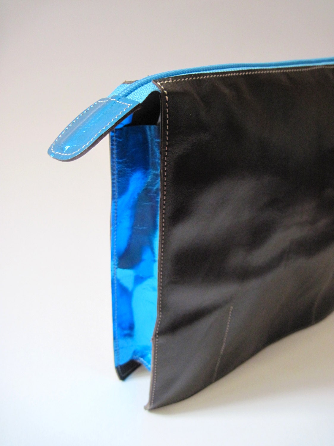 Men's Leather Toiletry Cosmetic Travel Bag