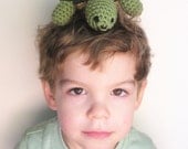 Crochet Plush Green Turtle Softy Animal Toy, ready to ship.