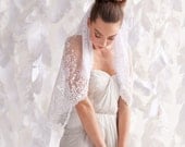 Swiss dot lace veil