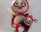 Spooky Hollow red Love bug Valentine's day doll Halloween Grimmy made to order