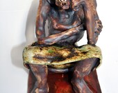 Sometimes a Great Notion Stoneware Sculpture