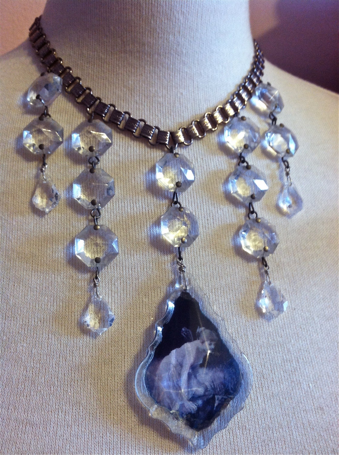 Art Deco Great Gatsby Style Vintage Crystals and the White Rock Fairy