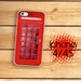 iPhone Case British Phone Box  / Hard Case For iPhone 4 and iPhone 4S Iconic London  Rubber Trim