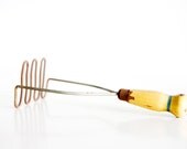 Yellow Vintage Kitchen Masher