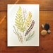 Plant mix no.02 - 8x10 Botanical Watercolor Collection
