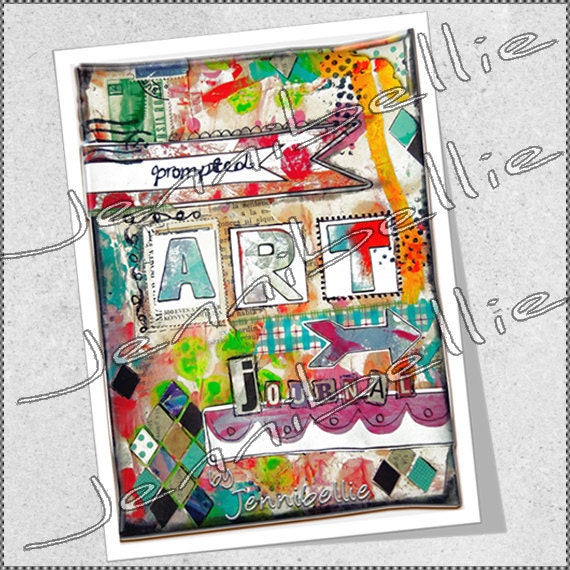 Prompted Art Journal by Jennibellie (Digital Download Version)