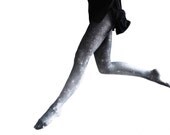 Dark Nebula Galaxy Tights, Black Ombre Tights, Sheer Leggings