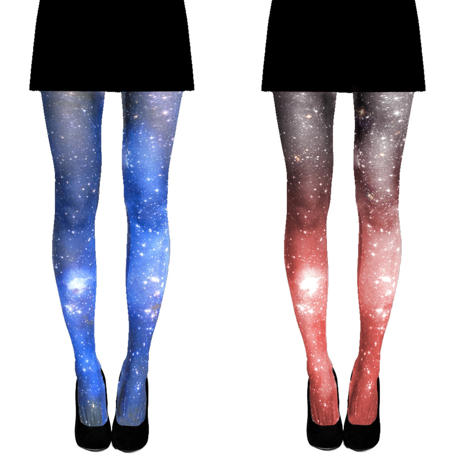 SPECIAL 2X Galaxy Tights Nebula Sheer Leggings Gift Set