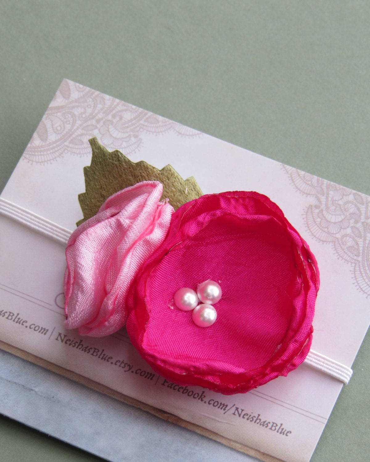 Pink Hot Pink Newborn Girl Petite Headband Children