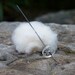 Tahkli Support Spindle "Mistral Teardrop"  - 1.25" diameter whorl, 6 g, 9.25" tall