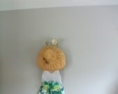 Women's Dress, Summer sundress, boho style dress, derby, shabby, romantic country cottage chic, Green, true rebel clothing med