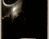Fetish fine ART nude photography sepia gasmask close up breast - Wanted - 17