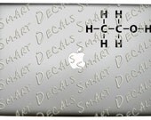 Ethyl Alcohol Molecule Macbook Laptop Vinyl Decal Sticker