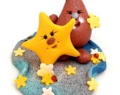 Star Search Dream Parker - Polymer Clay StoryBook Scene Sculpted Figurine