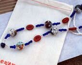 Summer Berries Gem and Glass Necklace