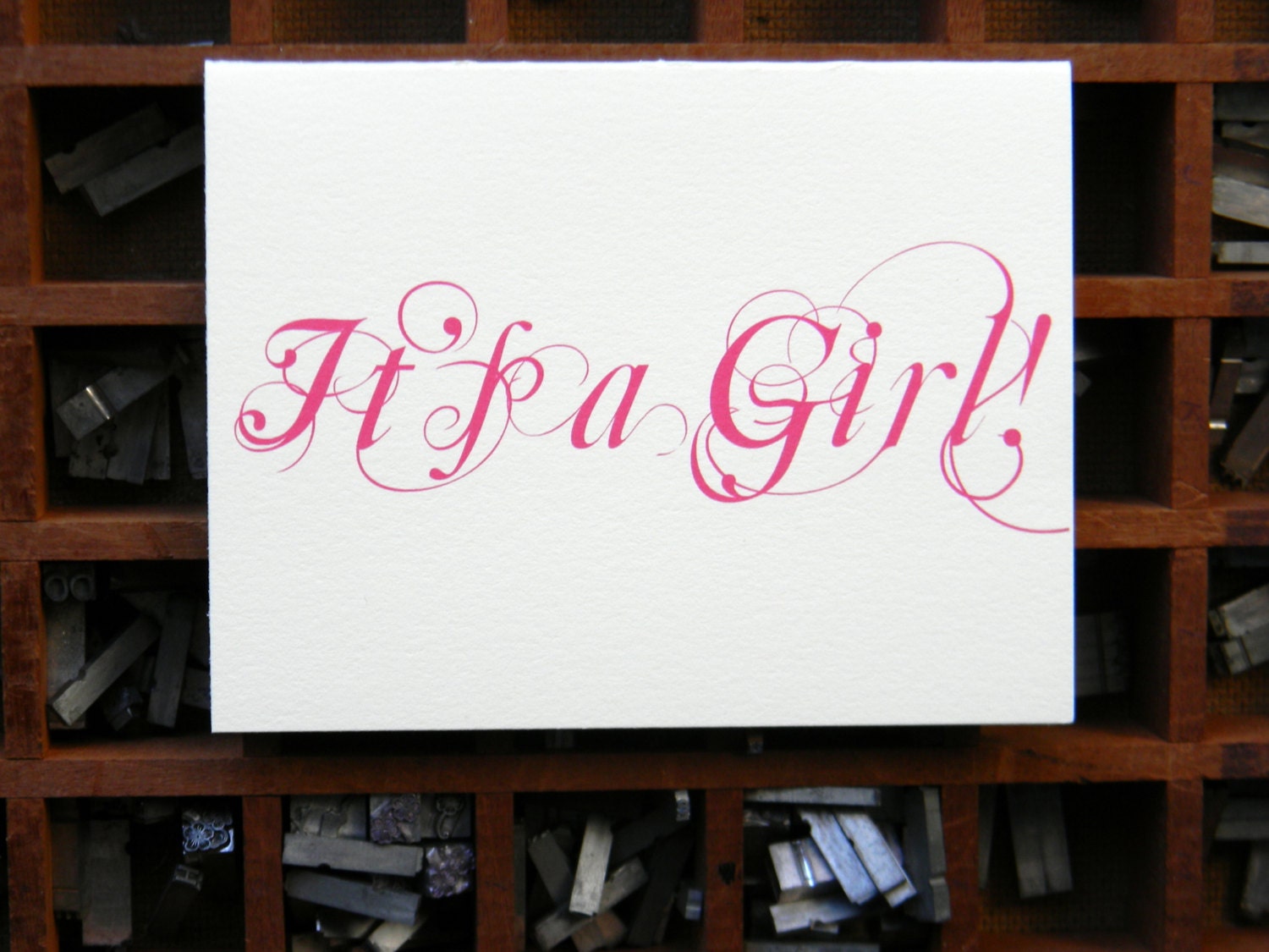 It's a Girl Notecard (set of 6 cards)