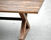 Reclaimed Wood Dining Table - The Kinzua - Custom Furniture