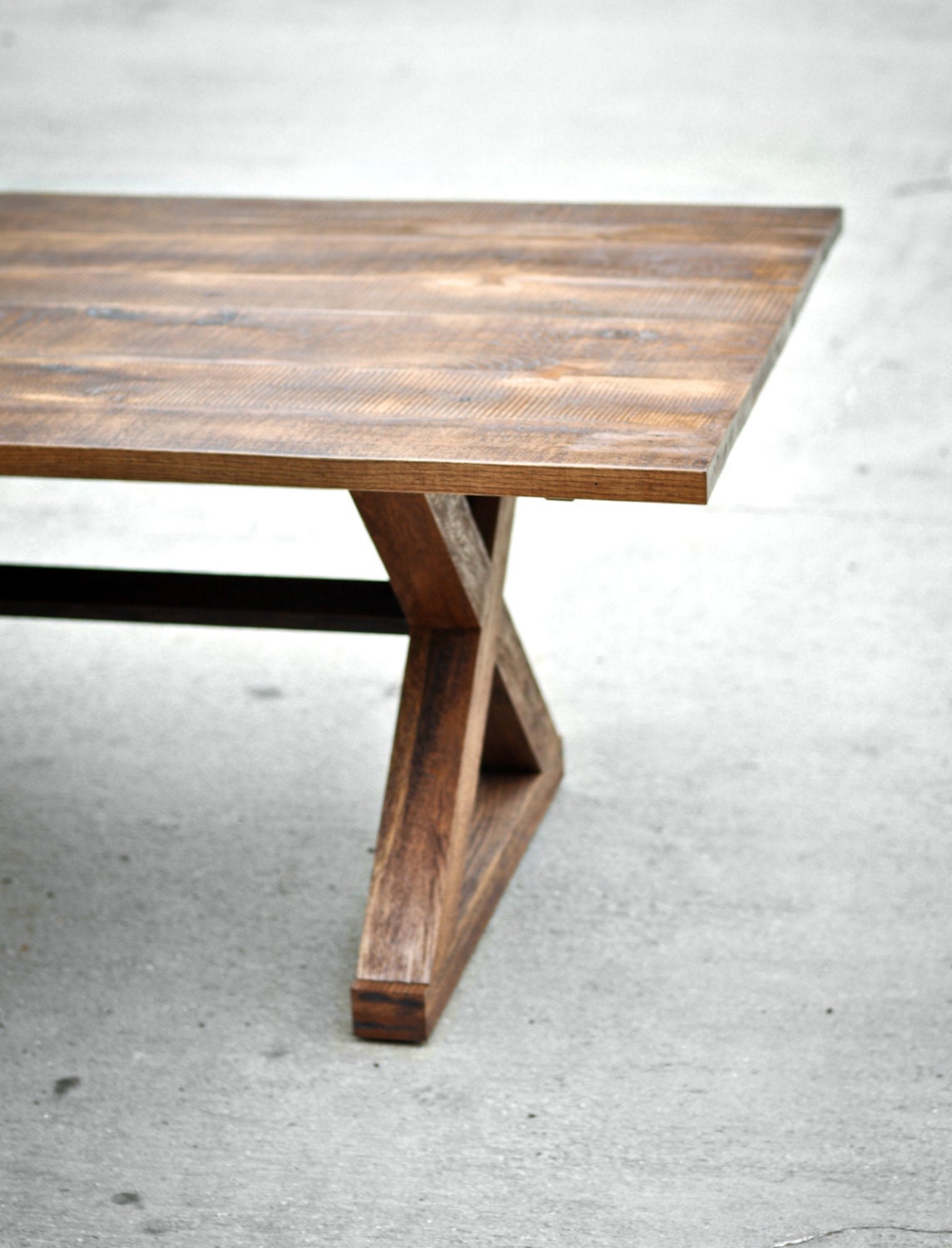 Reclaimed Wood Dining Table - The Kinzua - Custom Furniture