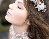 Wedding jewelry, wedding necklace, wedding choker, bridal jewelry, bridal necklace, bridal choker, bridal lace necklace, lace jewelry - ecru