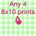 any four 8x10 prints fine art photography nursery art carnival photography nature beach photography coastal decor