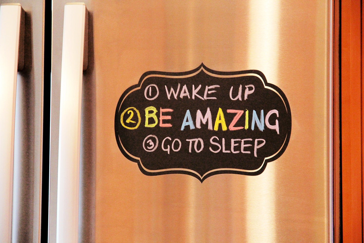 Chalkboard Vinyl Wall Decal - Great for the kitchen, office or anywhere in your home