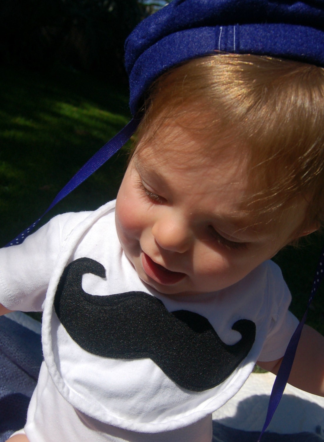Baby Mustache Bib Newborn Boy Gift French Mustache Funny Baby Gift