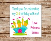 DIY Printable - PRINCESS Castle Personalized Favor Tags, Stickers - You Print Il_170x135