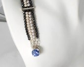 Pearls and Hematite Oscar Bracelet