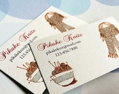 Personalized Sewing Knitting Business Cards Calling Cards - Set of 50