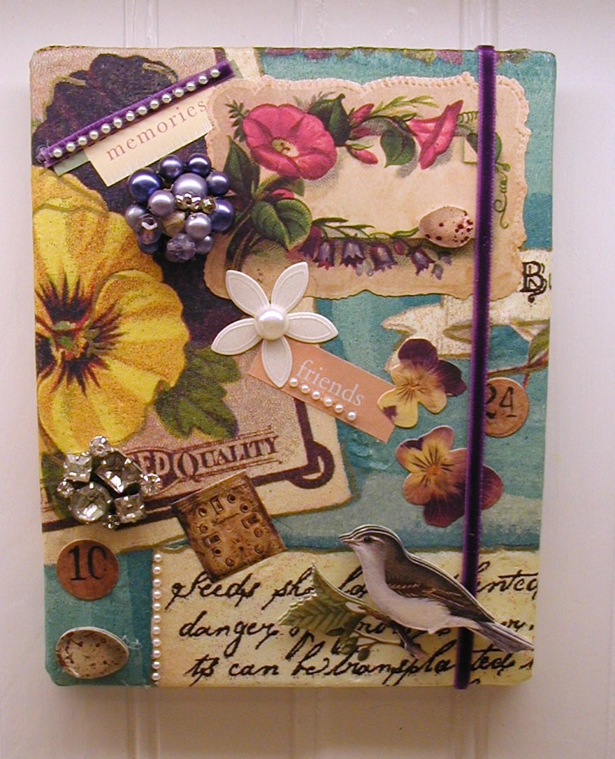 Collage Friends and Memories Original Art Plaque