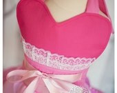 Sleeping Beauty inspired Dress Up Costume Apron, Full Apron style...Made to Order