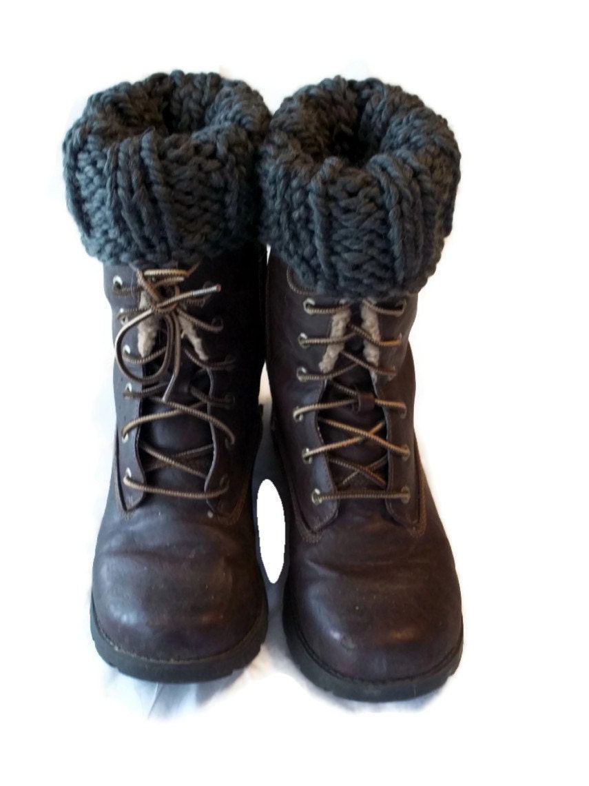 Knit Boot Cuffs - Boot Toppers - Leg Warmers - Custom Colors