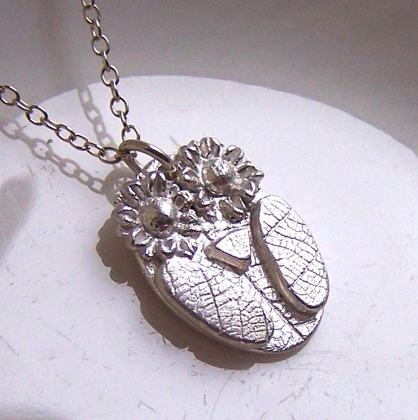 Silver Little Owl Necklace - Owl Pendant - Artisan Silver Jewelry