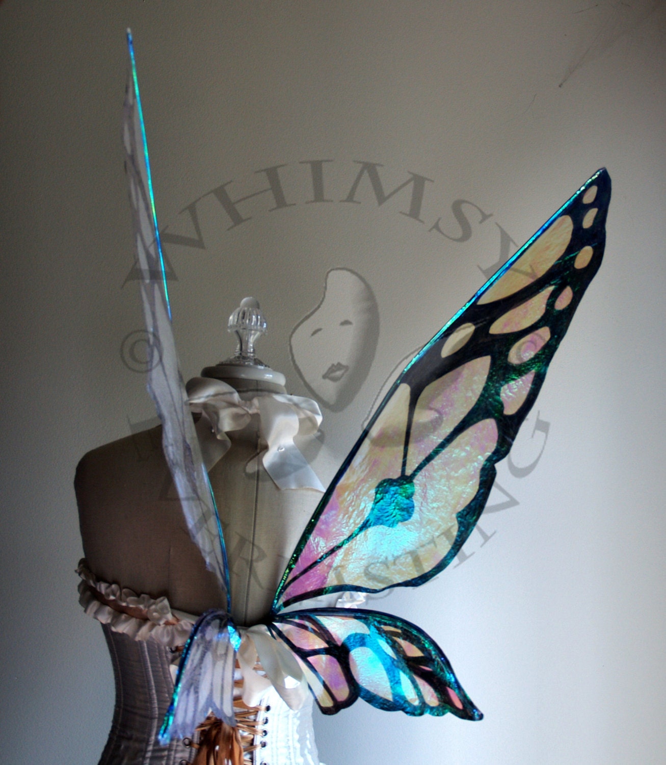 Unseelie Fairy Wings Wedding Halloween Costume Faerie Reenactment Fantasy Renaissance Custom
