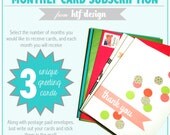Cards - Monthly Card Subscription