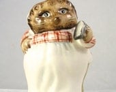 Vintage Beatrix Potter Mrs Tiggy Winkle Ceramic Figurine Beswick England - Free USA Shipping