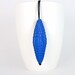 Electric blue: Statement Pendant CONO - corrugated cardboard