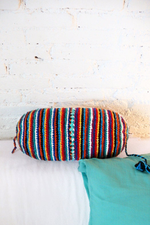 Pillow Crochet Marrakech  -  multicolored