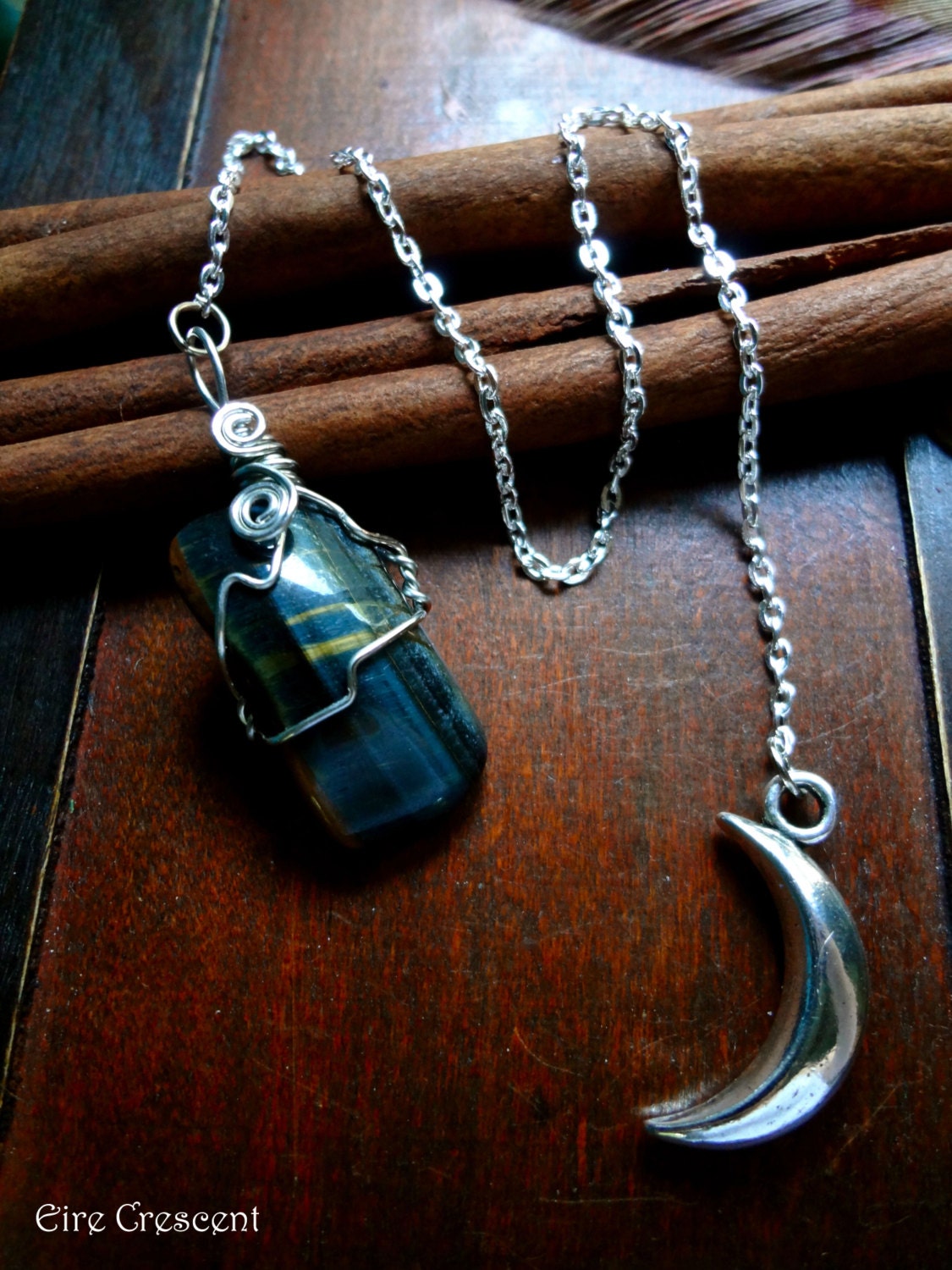 Blue Tiger's Eye Pendulum
