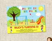 PRINTABLE Party in the Park Invitation Il_170x135