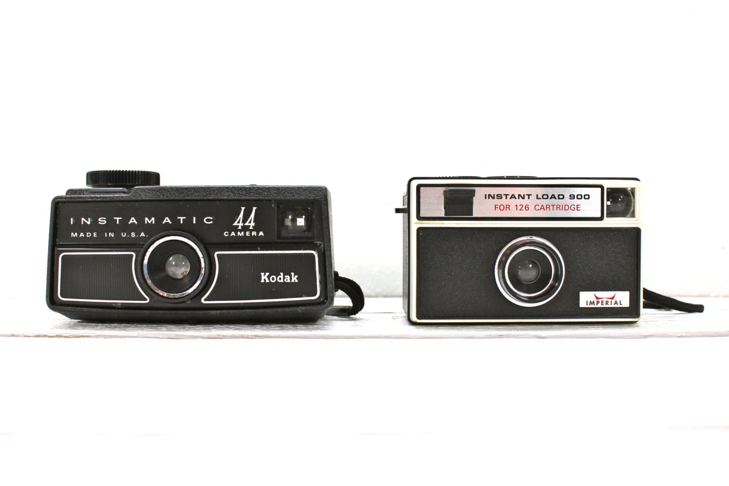 Kodak Camera Collection- Instamatic 44 and Imperial Instant Load 900