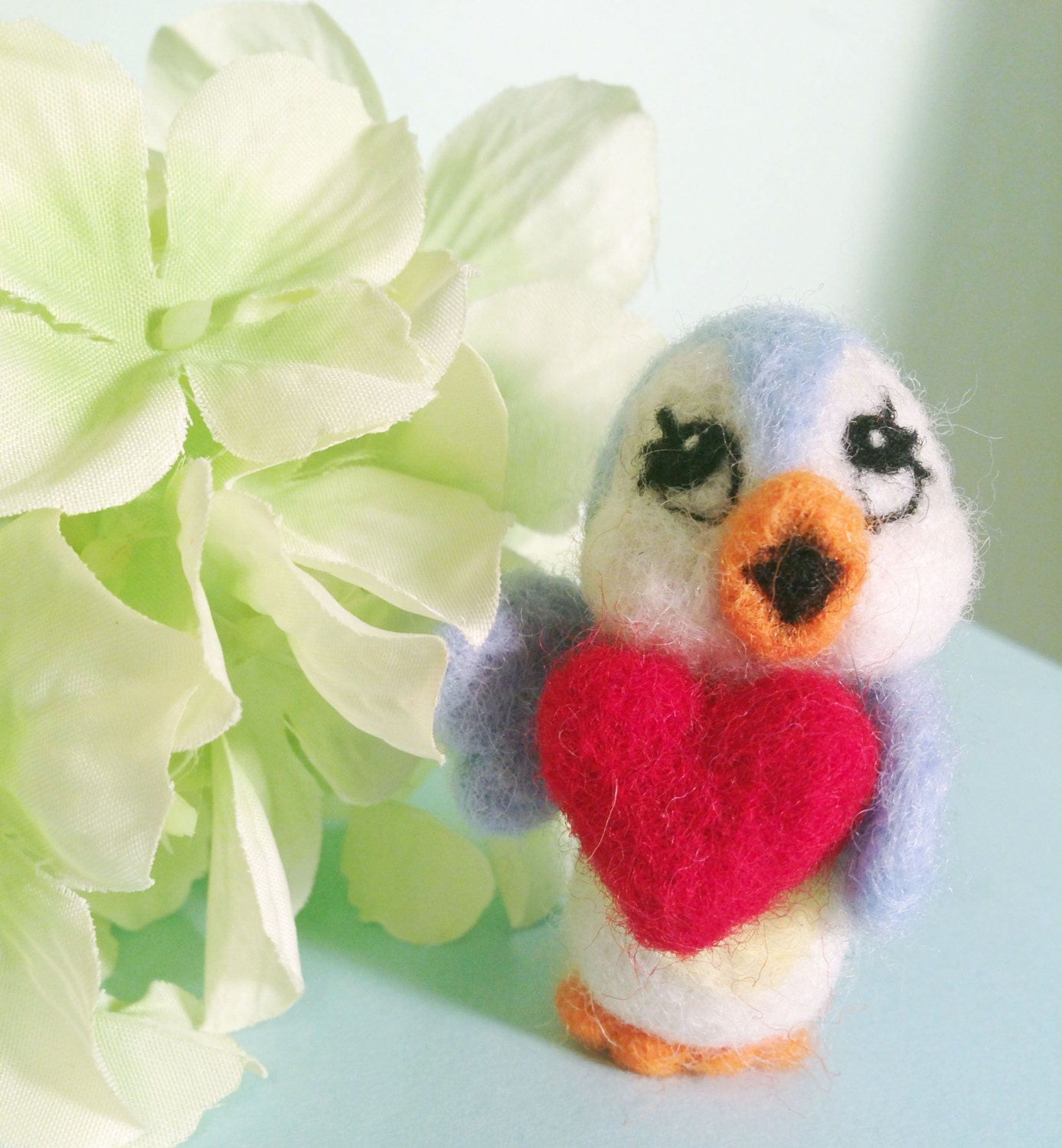Bluebird of Happiness with Heart