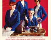 Vintage 1967 Holiday Magic Cosmetics Ad - Woman's Day Magazine- Free 1st Class Shipping to the USA