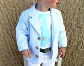 NEW Spring Fashion Personalized Tie Onesie. Any Tie, Any Size, Any Name or Monogram Embroidered on Our Little Man Ties.
