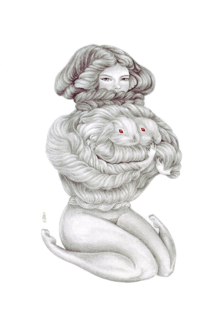 Bosom Warmth Print, 13" x 19"