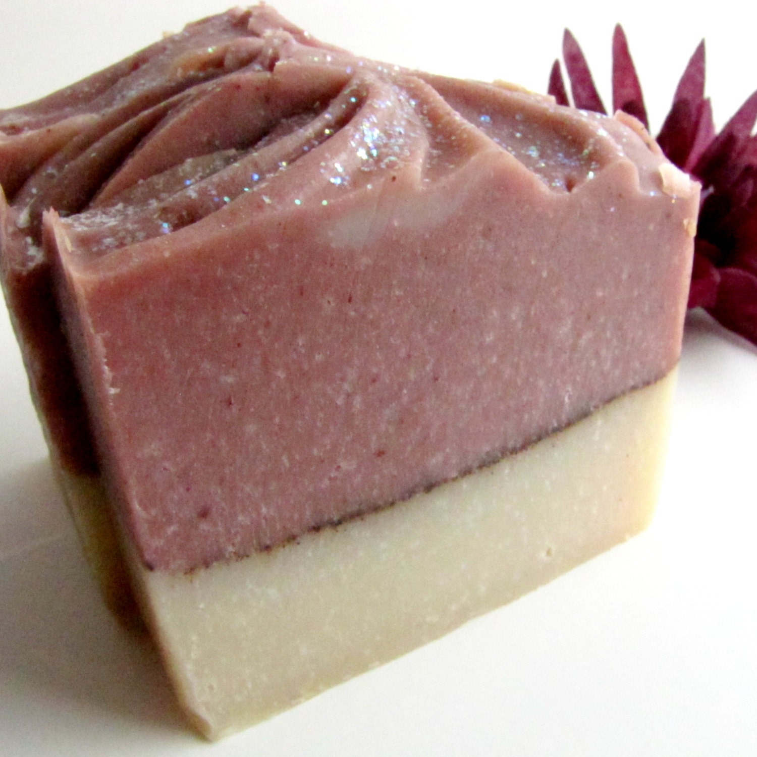 Moonlight Pomegranate Soap - Handmade in Alaska, Cold Process Soap