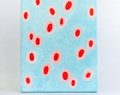 Microscopic, Original Abstract Acrylic Painting on Stretched Canvas