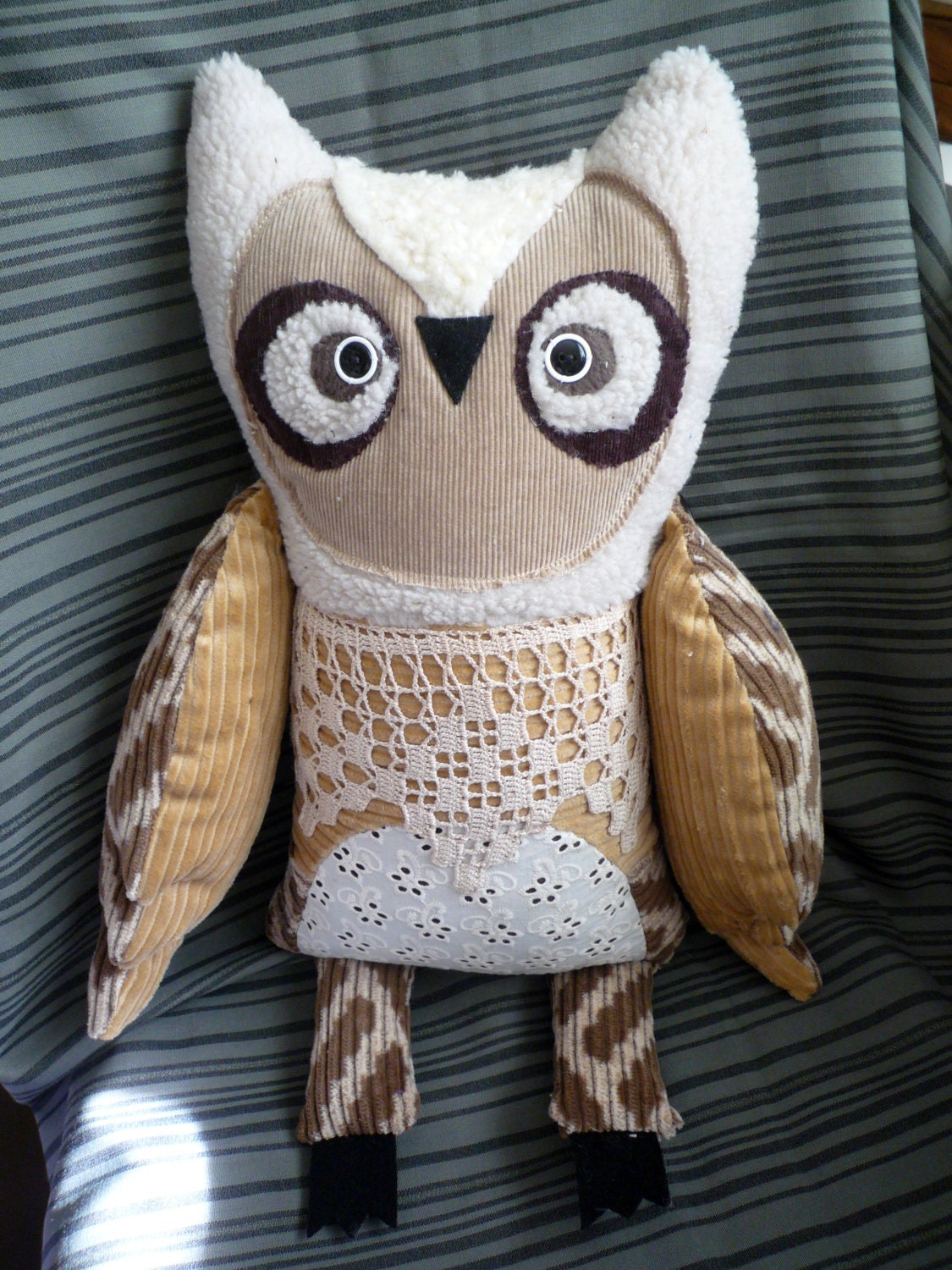 Camilla Owl , soft art creature, toy  by  Wassupbrothers. Free shipping