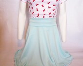 Plain colour high waisted half circle skirt (colour choice)